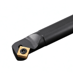 Black internal turning tool holder with carbide insert for CNC lathe boring