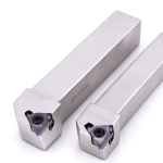 Silver external threading tool holder, CNC lathe external thread turning tool holder with carbide insert