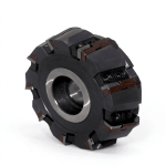 Multi-tooth indexable face milling cutter with carbide inserts for CNC milling