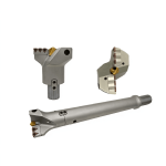 Various indexable drill heads and shanks, interchangeable CNC drilling tools
