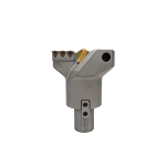 Indexable drill head with carbide inserts for CNC metal drilling