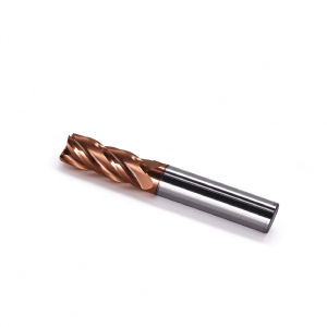 4 Flute Solid Carbide End Mill TiSiN Coated for CNC Steel Milling
