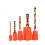Solid Carbide Internal Coolant Twist Drill Set, TiSiN Coated CNC Drilling Bits in Various Sizes