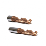 Solid Carbide Internal Coolant Twist Drills with coolant holes, TiSiN Coated CNC Drill Bits