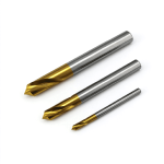 TiN Coated Solid Carbide Spot Drill Bits, CNC Centering Drills for Hole Location